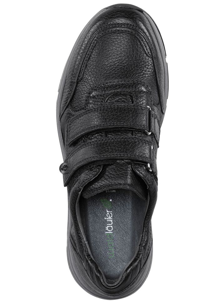 Waldl&auml;ufer Slipper aus Hirschleder SCHWARZ