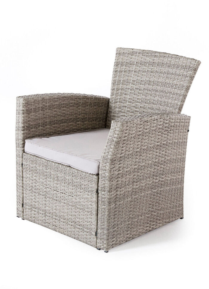 Garten-Lounge, 4-teilig mit Auflagen 