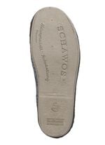 Textil-Hausschuh mit anatomisch geformtem Fu&szlig;bett BLAUGRAU-MULTICOLOR