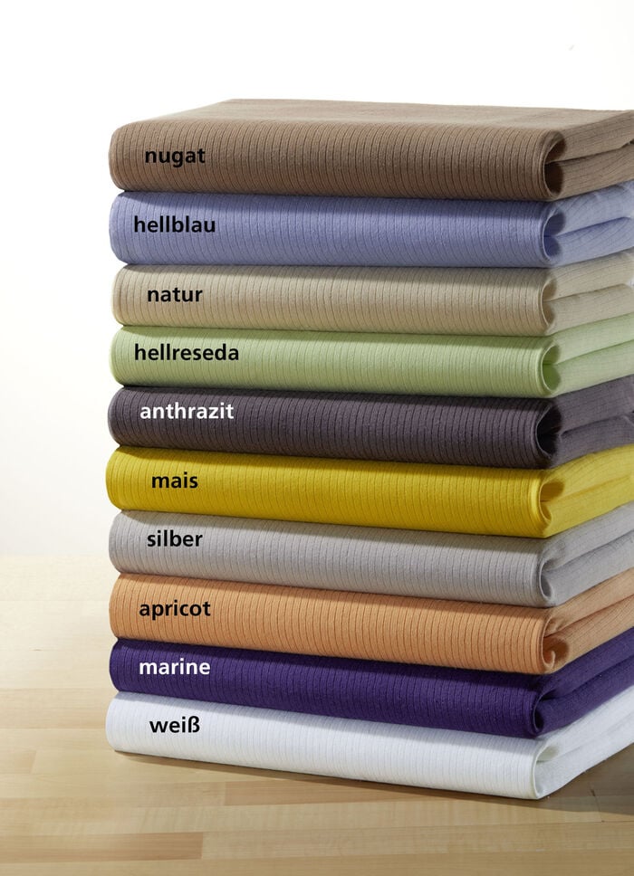 Spannbetttücher mit Sanfor-Ausrüstung HELLBLAU