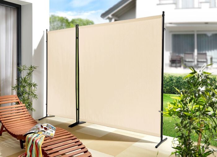 Sicht- und Sonnenschutz Endlos kombinierbar 