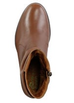 ELENA EDEN, modische Damen-Stiefeletten, Weite G, mit herausnehmbarem Fußbett COGNAC