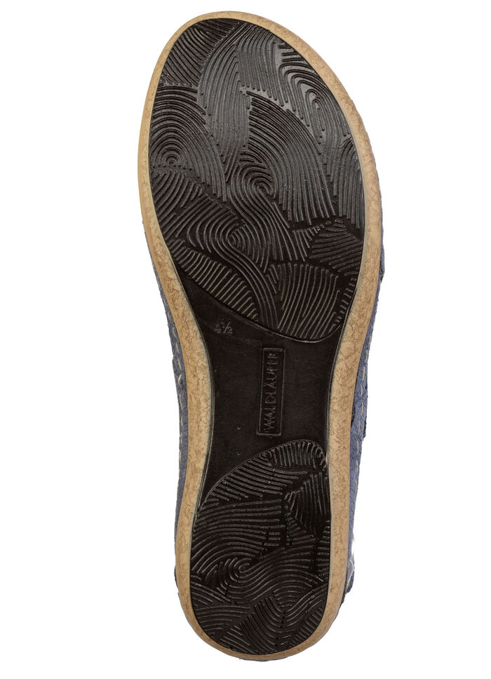Waldläufer, bequeme Damen-Sandalen, Weite H, mit herausnehmbarem Fußbett JEANS