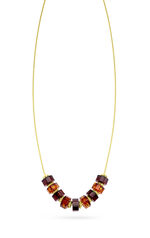 Bezaubernde Halskette mit echt Bernstein 