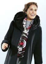 Schal mit Fantasiedessin 