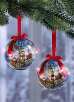 Batteriebetriebene LED-Kugeln  2er-Set 