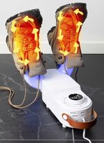 Faltbarer Schuhtrockner mit 360-Grad-Hei&szlig;luftzirkulation 