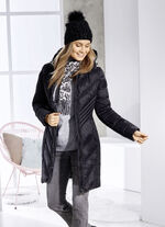 Kurzmantel mit fester Kapuze 