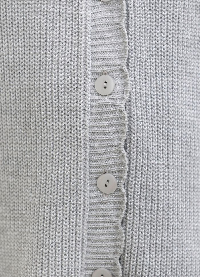 Strickjacke mit dezenten Glitzereffekten 