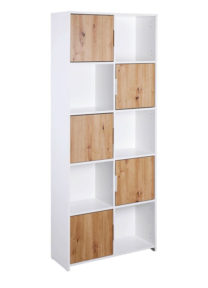 Trendige M&ouml;belserie WEISS/EICHE-ART.