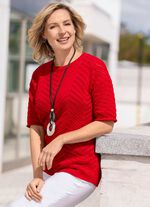 Pullover mit Ajourmuster 