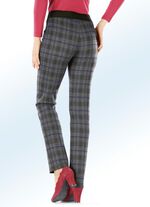 Hose in angesagter Karo-Dessinierung ANTHRAZIT-BLAU