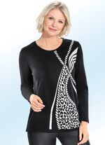 Pullover mit Baumwolle und h&uuml;bschem Jacquard-Dessin 