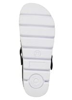 Sommerliche Damen-Clogs, aus Leder 