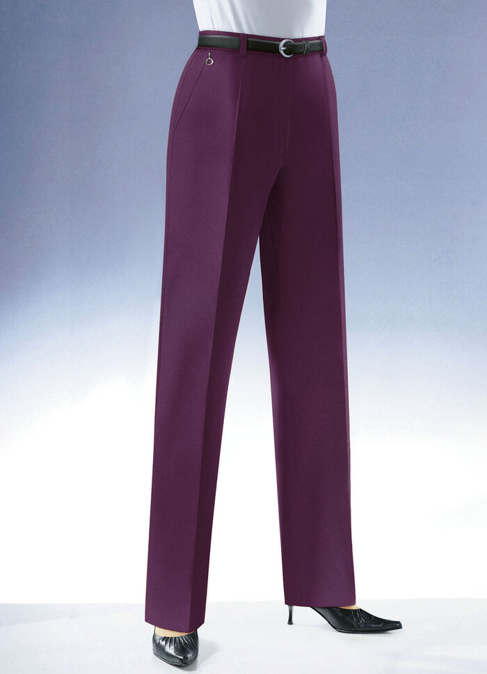 Klassische Hose BROMBEER