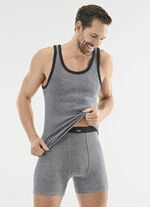 Viererpack Unterhosen mit garngefärbtem Ringeldessin 