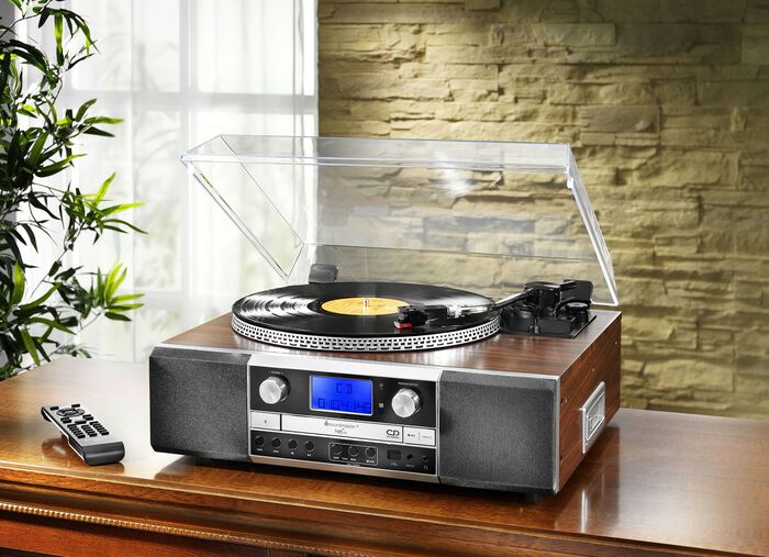 Nostalgie-Stereoanlage soundmaster PL905 