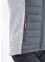 Funktionsjacke in 2 Farben GRAU-NATURWEISS