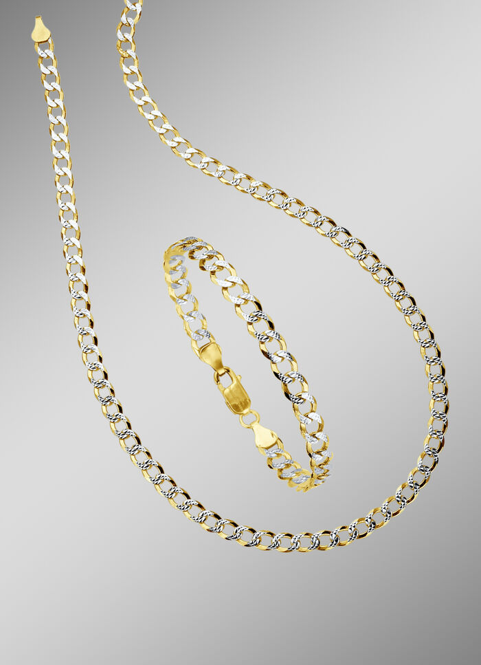 Massive, diamantierte Panzerketten-Garnitur 