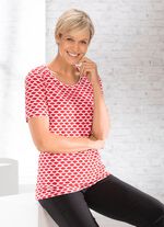 Shirt mit interessanter zweifarbiger Struktur in 2 Farben 