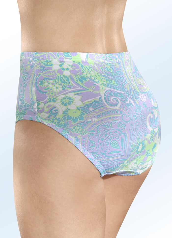 F&uuml;nferpack Slips mit Gummizug im Bund 