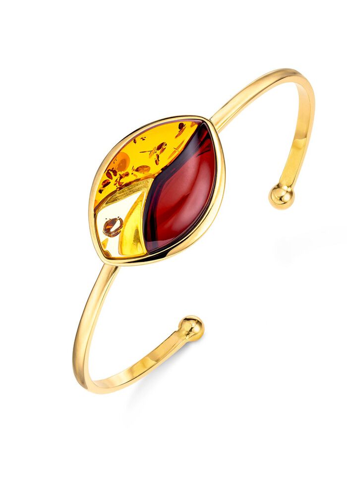 Armreif mit echt Bernstein 