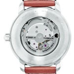 Zeppelin-Automatik-Herrenuhr mit Edelstahlgehäuse und Lederband 