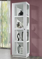 Vitrine mit Aluminiumkn&ouml;pfen in Gold-Optik 