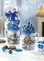 Tassen Winterlandschaft, 2er-Set, mit s&uuml;&szlig;er F&uuml;llung 