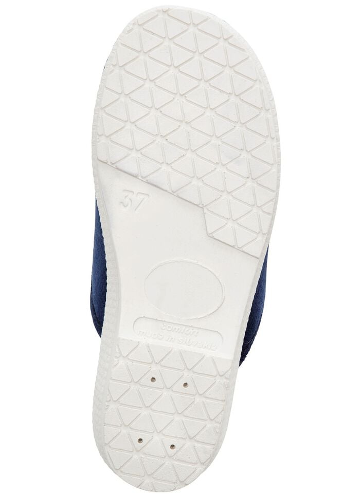 Zweierpack, warme Damen-Hausschuhe, Weite H, mit Wolle 