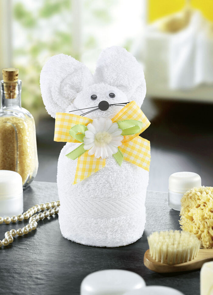 Frottier-Frühlingsmaus in kuschelweicher Qualität 