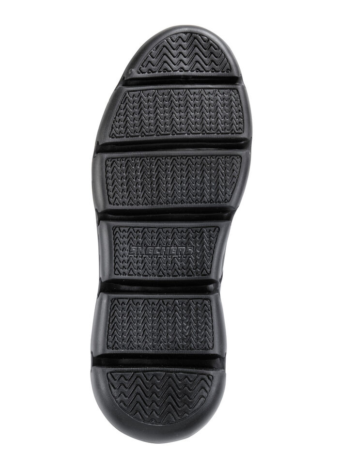 SKECHERS Slipper mit geformter Slip-Ins Fersenplatte SCHWARZ