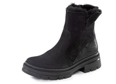 Waldl&auml;ufer Stiefelette aus Rind-Nubukleder 