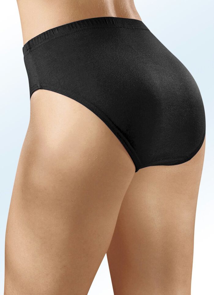 F&uuml;nferpack Slips mit BIO-Baumwolle 3X LAPIS, 2X SCHWARZ