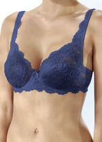 Sassa Zweierpack B&uuml;gel-BH aus Elastikspitze 1X MARINE, 1X WEISS