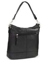 Laurina, Tasche, Damen, mit verstellbarem, abnehmbarem Umh&auml;ngeriemen SCHWARZ