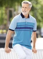 Poloshirt in 2 Farben T&Uuml;RKIS-WEISS