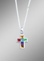 Kreuz-Anhänger mit Panzerkette 