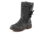 Rieker Stiefel aus Nubukmaterial ANTHRAZIT-SCHWARZ