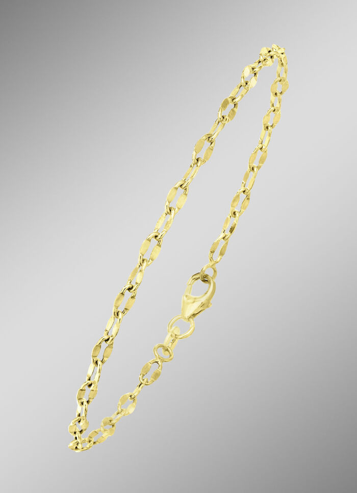 Exquisite Fantasieketten-Garnitur in Gold 375/- fein 