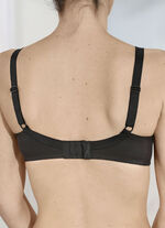 Naturana Zweierpack  BH mit dekorativem Spitzenband in den Cups 1X SCHWARZ, 1X WEISS