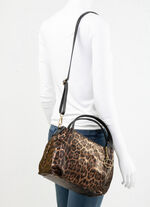 Laurina, Tasche, Damen, mit abnehmbarem, verstellbarem Umhängeriemen SCHWARZ-BRONZE