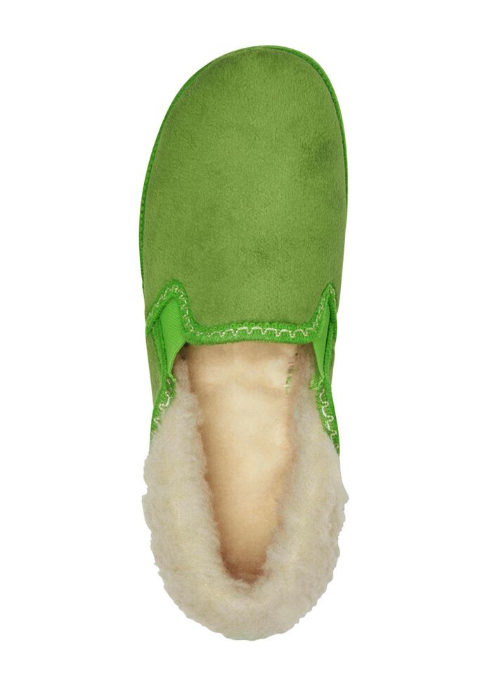 Laurina, warme Damen-Hausschuhe, mit Gummizug 