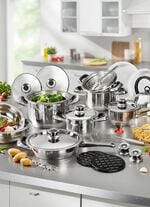 28-teiliges Topf-Set aus hochwertigem Edelstahl 