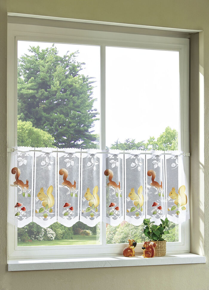 Herbstlicher Kurzstore mit Eichhörnchen 