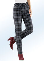 Hose mit aktueller Karo-Dessinierung ANTHRAZIT-BLAU-GRAU