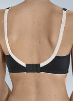 Naturana BH mit vorgeformten Cups SCHWARZ-PUDER
