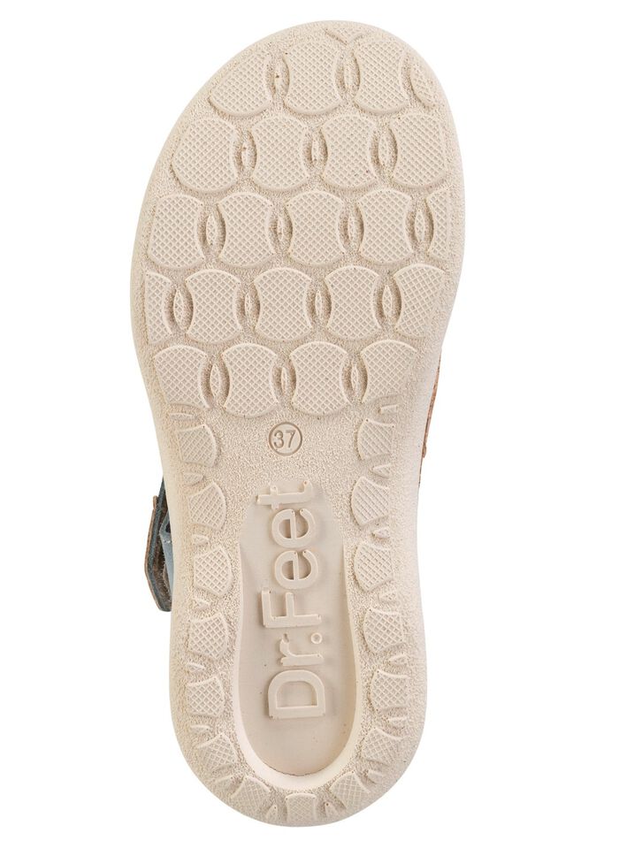 Stegspangen-Sandale mit Kork-Bes&auml;tzen 