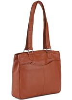 Laurina, Tasche, Damen, aus Leder COGNAC