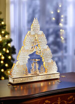 Lichterbogen aus Holz 